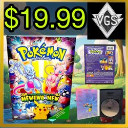 *CLASSIC* Pokémon: The First Movie – Mewtwo Strikes Back DVD (1998)
