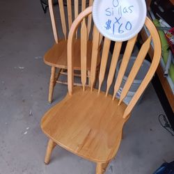 All Wood Chairs, I Have 8