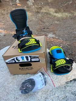 NEW NICE  Bent Metal Axtion snowboard bindings MEN'S MEDIUM