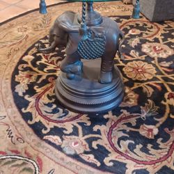 
Maitland Smith Bronzed Elephant Occasional Table 28"d X 26"h.  $300obo