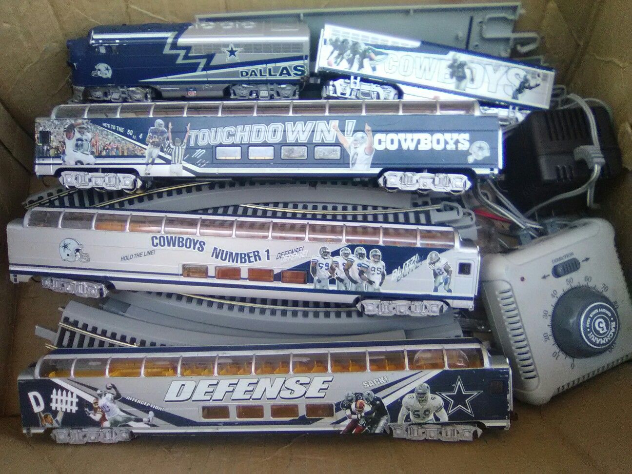 Dallas Cowboys Train Set (from Bradford Exchange)