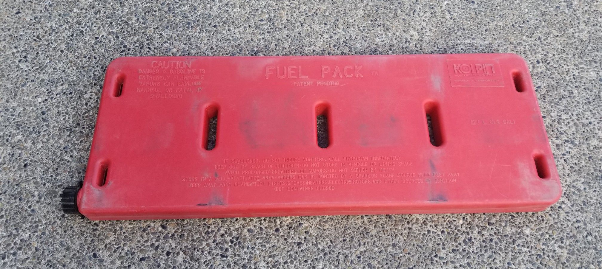 Atv utv kolpin fuel pack gas tank