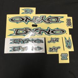 Nos 1999 Dyno Comp Air GT BMX Bike Stickers Decals