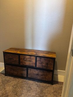 Dresser drawer tv stand