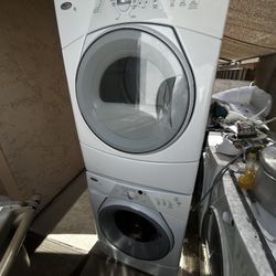 Whirlpool Stackable Electric Washer Dryer 
