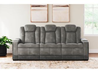 NextGen DuraPella Dual Tone Slate Power Reclining Sofa