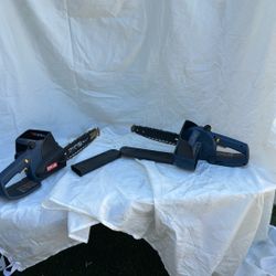 RYOBI Blue 10” 28v Battery Chain Saws $20 Each $30 Pair