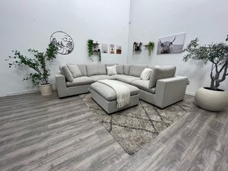 Gray Sectional Modular Couch - Free Delivery