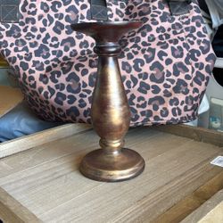 Wood Candle Holder