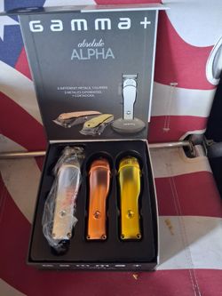 Gamma+ Absolute Alpha Hair Clipper Set