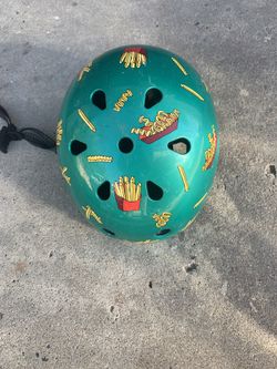 Electra Bike Helmet French Fry Design With Matching Bell