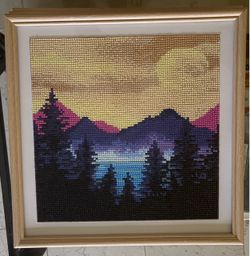 Diamond painting (framed)