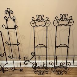 🖤 Vintage Wrought Iron Wall Decor – $15–$39 Each OBO or $120 for All (OBO)