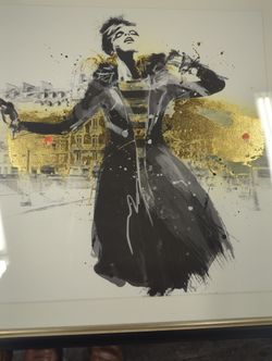 Twiggy Framed Art