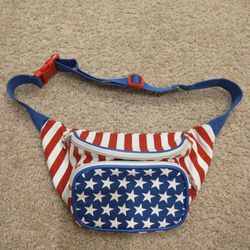 American Flag Waist Bag/ Purse 