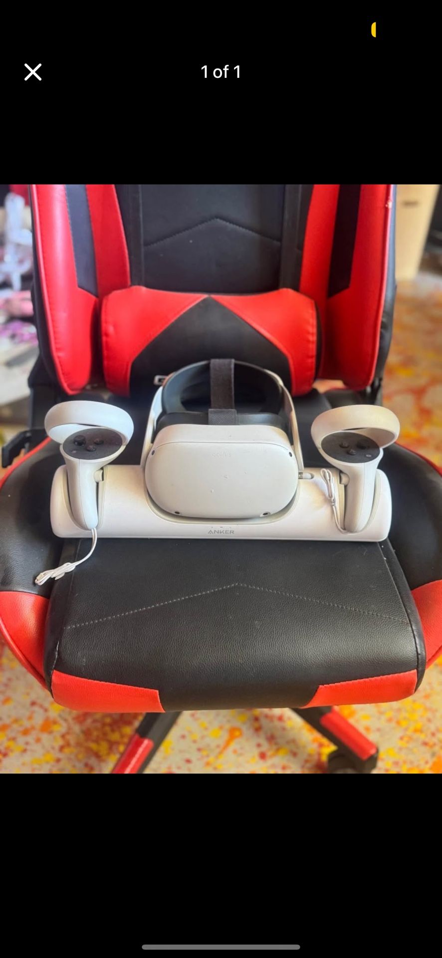 Oculus Quest 2 VR Headset 128GB all in one virtual reality. Comes with charging station as well