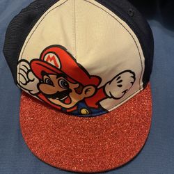 Mario Bros CAP with Red glitter Visor