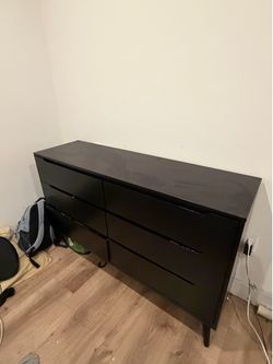 Black Bedroom Dressers – 2 Available