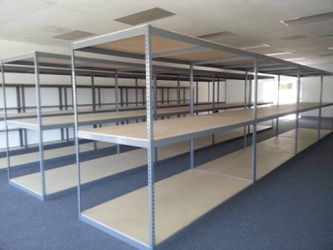 Industrial Shelving 8 ft W x 4 ft D 3 Tier Warehouse Storage Rack Similar to Uline Stronger Than Home Depot Lowes And Costco Delivery Available