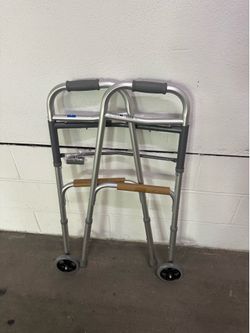 Medline Two-Button Folding Walker