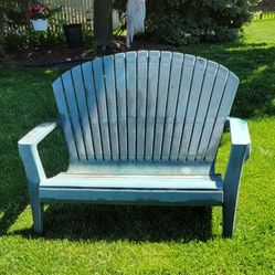 Green Adirondack Loveseat