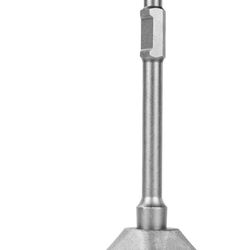 1-1/8" Hex Tamper Shank & Plate (Tamper Shank and Plate) Chisel Dirt Compactor, Electric Jack Hammer 6 x 6 inch Compactor Plate