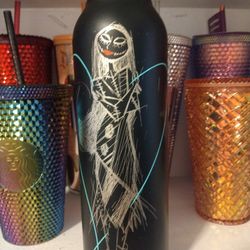 Nightmare Before Christmas Sally Tin Water Bottle Brand New $20 From Disneyland Park
