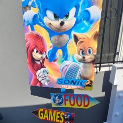 Sonic Birthday Stand