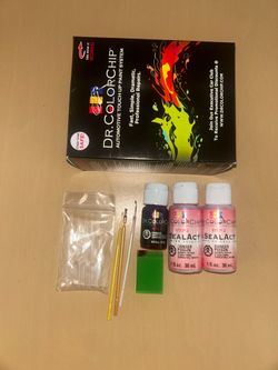 Dr. Color Chip Ultra Red Tesla Paint