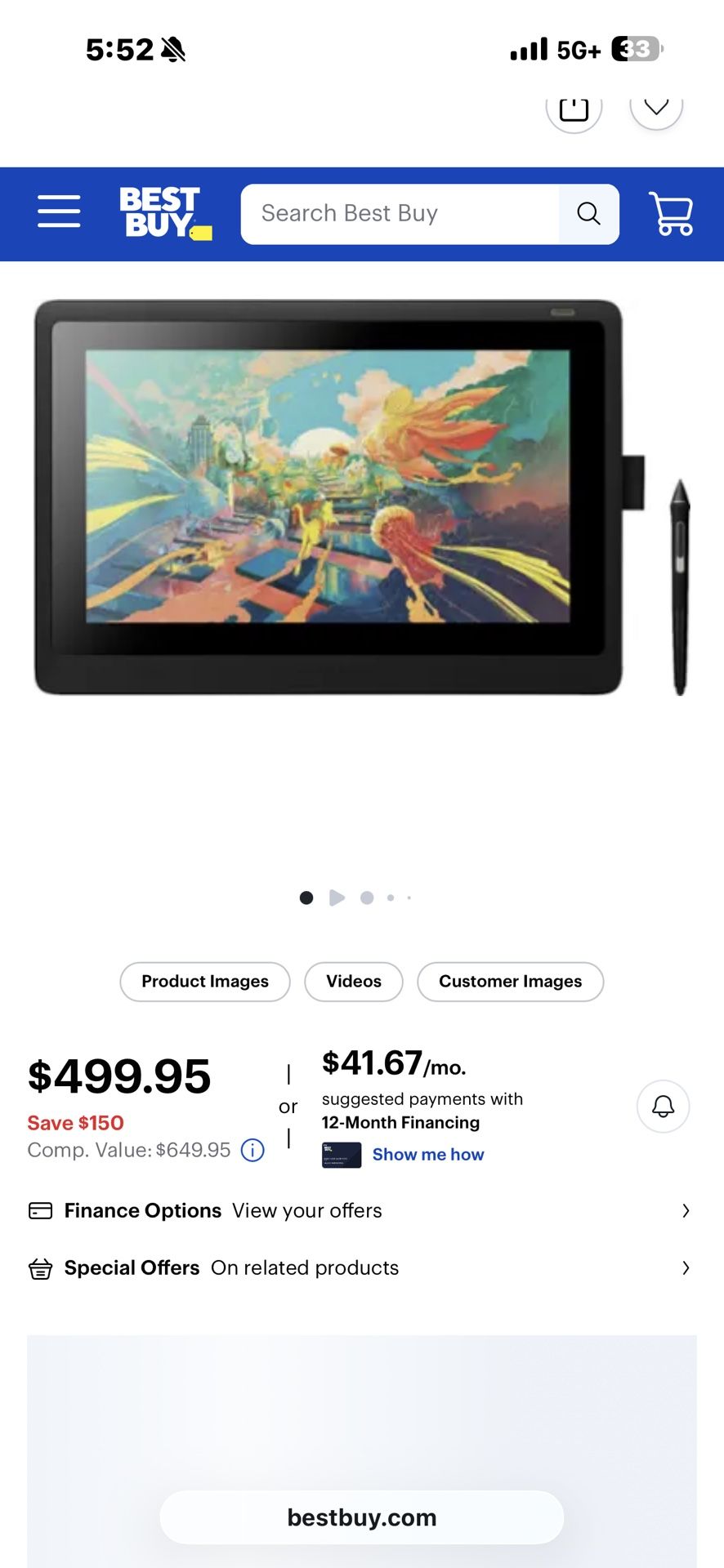 Wacom 16 