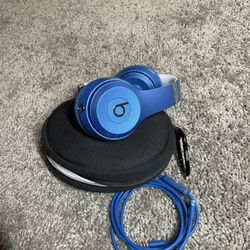 Beats Solo 2 Blue On-Ear Headphone