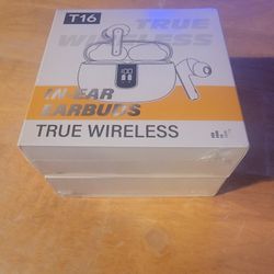 TRUE WIRELESS In-Ear Earbuds (Brand New)