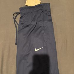 Nike Navy Dri Fit Training Joggers 