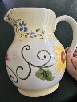 Sunflower Pitcher