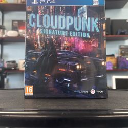 Cloud punk signature edition PS4. PAL version.