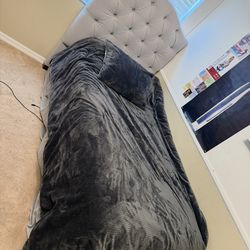 Pottery barn twin bed with mattress