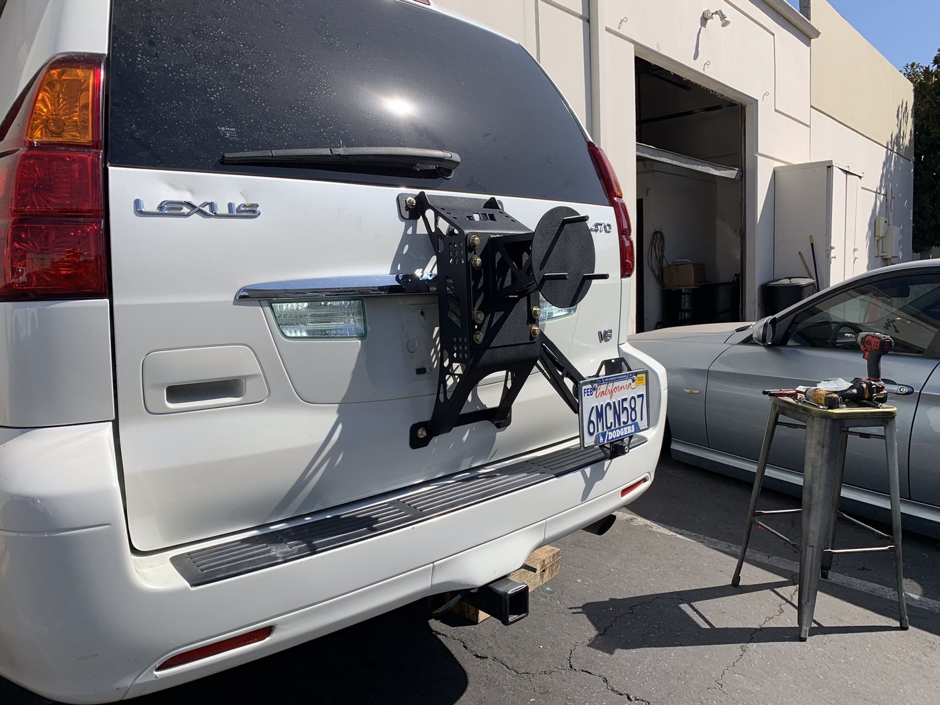 Lexus GX470 Spare Tire Carrier and Install, BMC, Bumper cut chop, rock