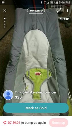 Tiny love take-along bouncer