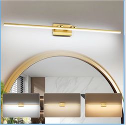 Gold LED Vanity Bar Wall Light