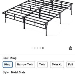 King Zinus SmartBase Bed Frame