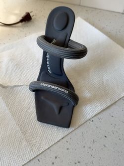 Alexander Wang dark blue Rope Strap Heeled Sandal