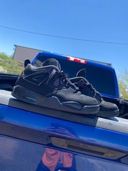 Mens Jordan Retro 4 Black Cat size 9.5