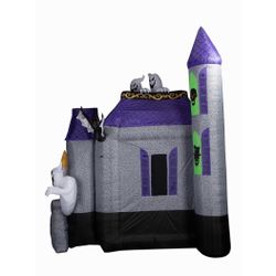 12 Ft Giant Castle Walk Through Halloween Inflatable