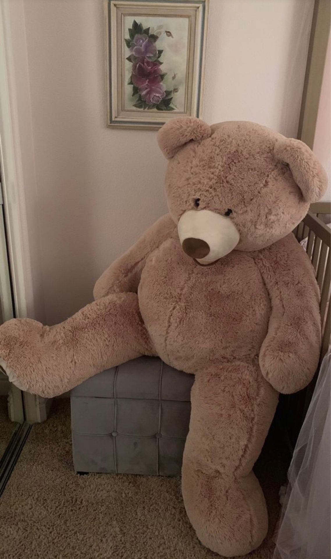 SUPER CUTE TEDDY BEAR - LARGE! -Perfect for nursery or kids room !