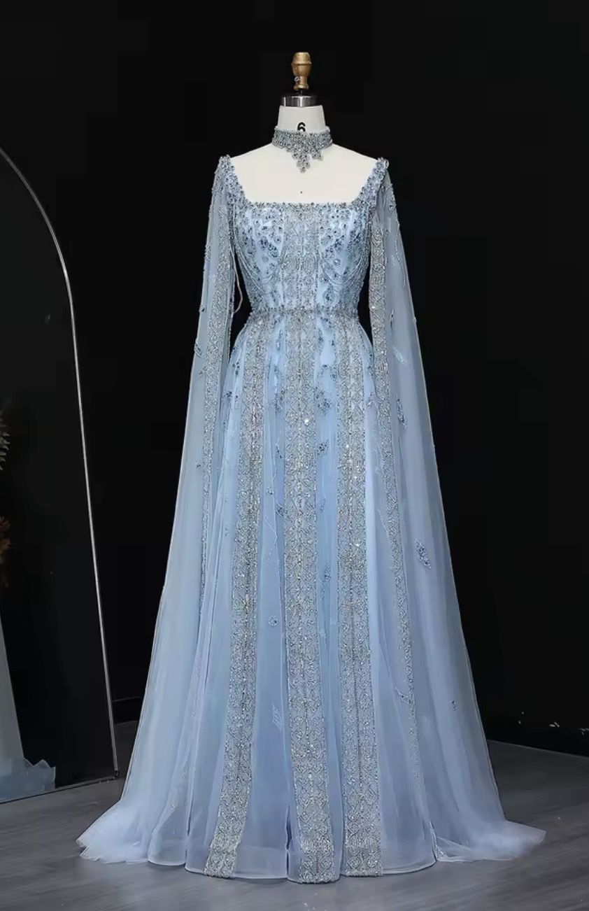 Light Blue Dress Gown