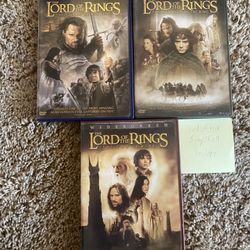 3 pack the lord of the rings trilogy for dvd