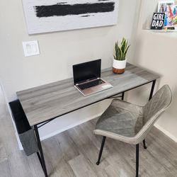 Large Gray Desk