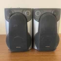 Aiwa SX-R275 Stereo Speakers Pair – Tested and Working