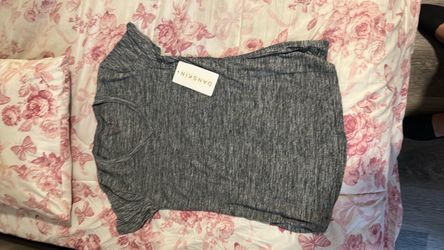 Danskin Gray Heathered Athletic Top
