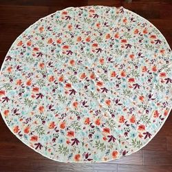 Pioneer Woman Willow Tablecloth Floral 70" Round just $8 xox